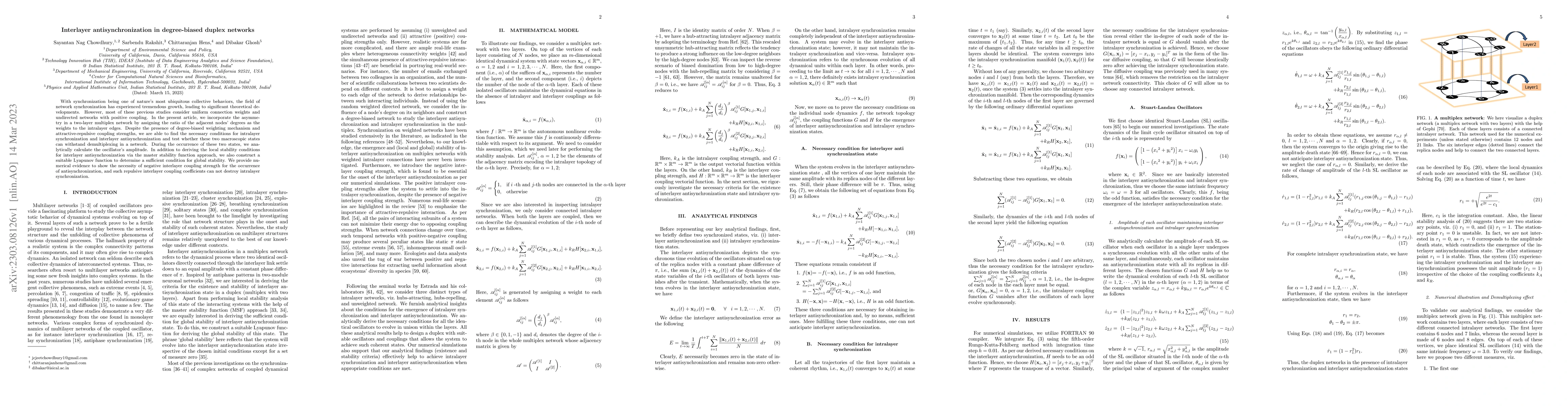 Thumbnail for Interlayer antisynchronization in degree-biased duplex networks