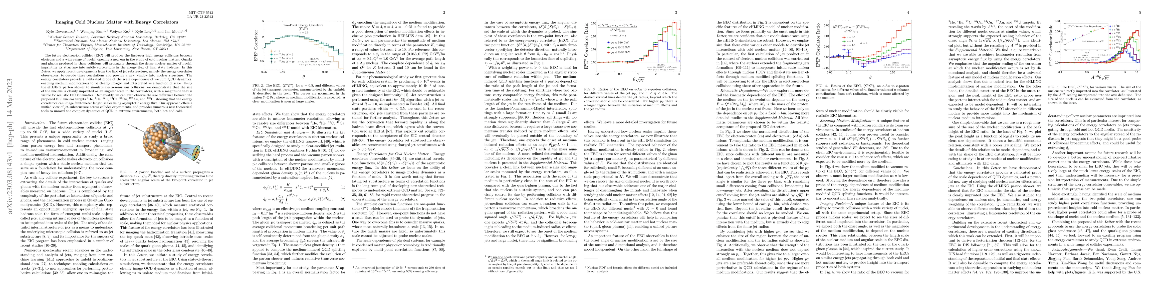 Thumbnail for Imaging Cold Nuclear Matter with Energy Correlators