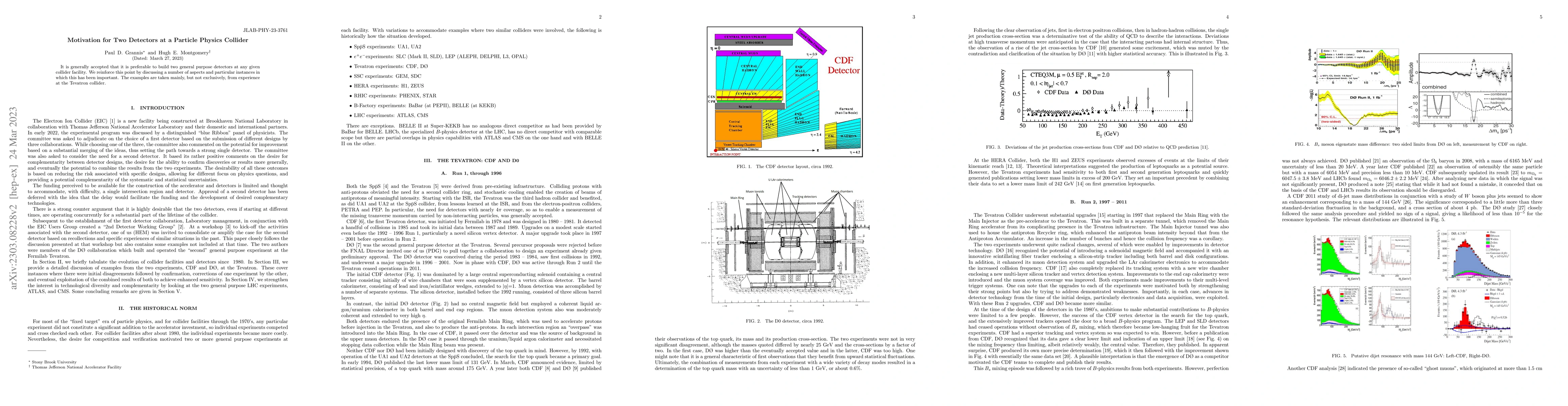 Thumbnail for Motivation for Two Detectors at a Particle Physics Collider