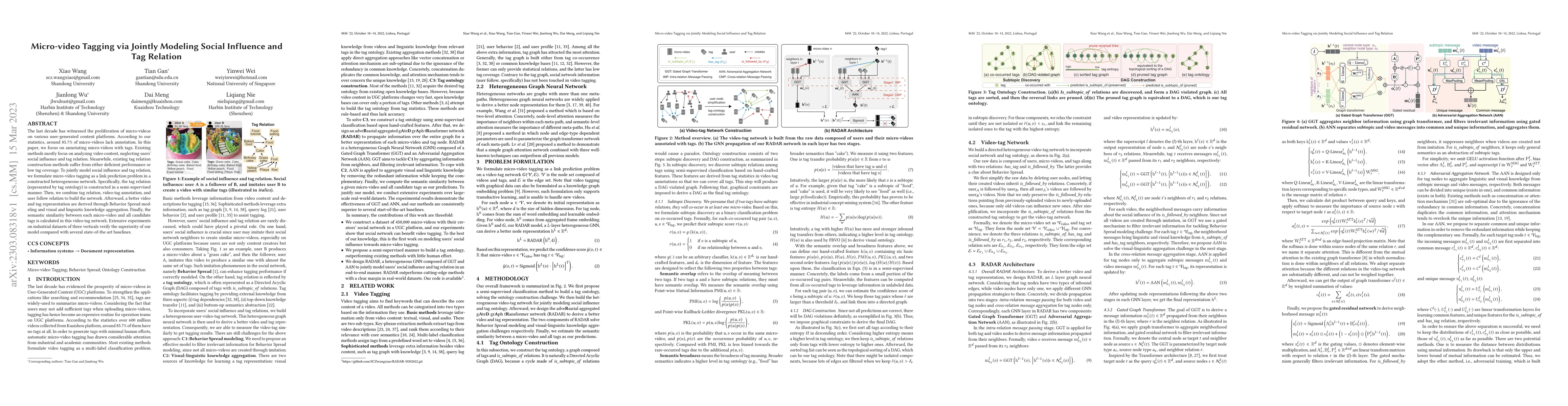 Thumbnail for Micro-video Tagging via Jointly Modeling Social Influence and Tag
  Relation