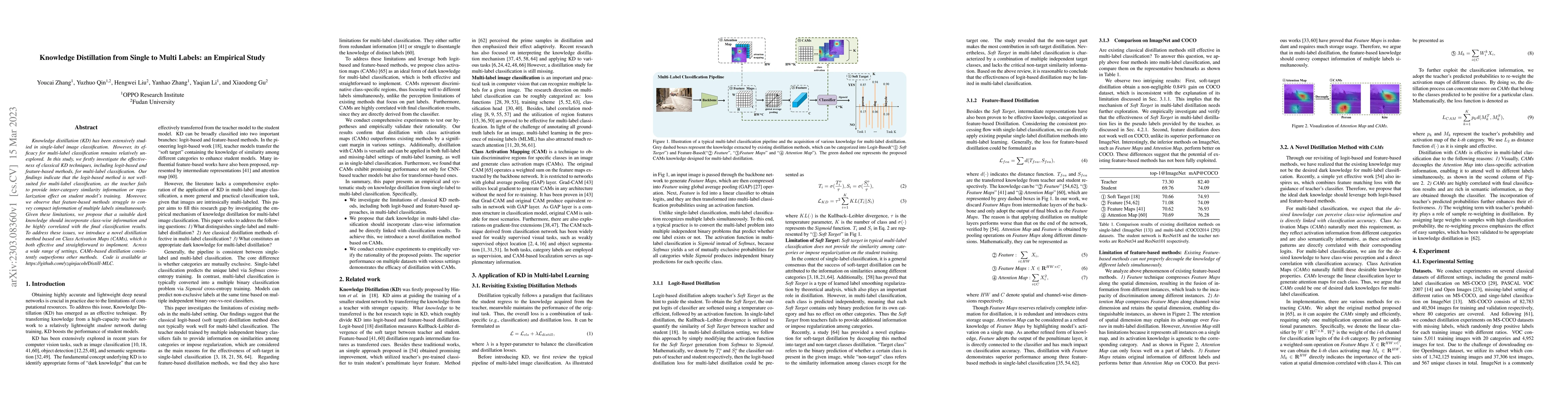 Thumbnail for Knowledge Distillation from Single to Multi Labels: an Empirical Study