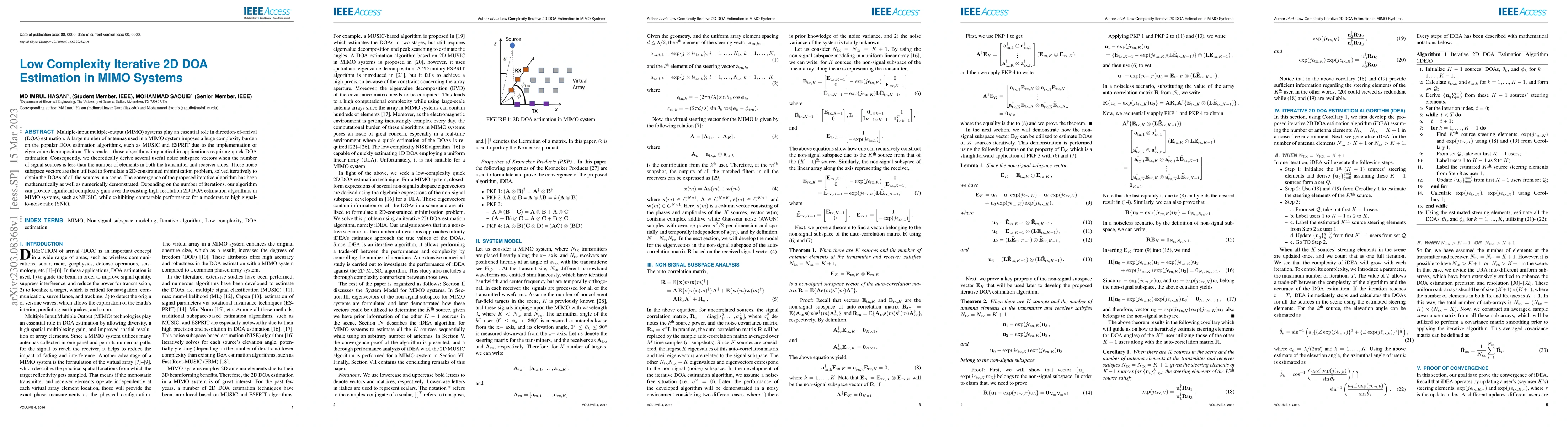 Thumbnail for Low Complexity Iterative 2D DOA Estimation in MIMO Systems