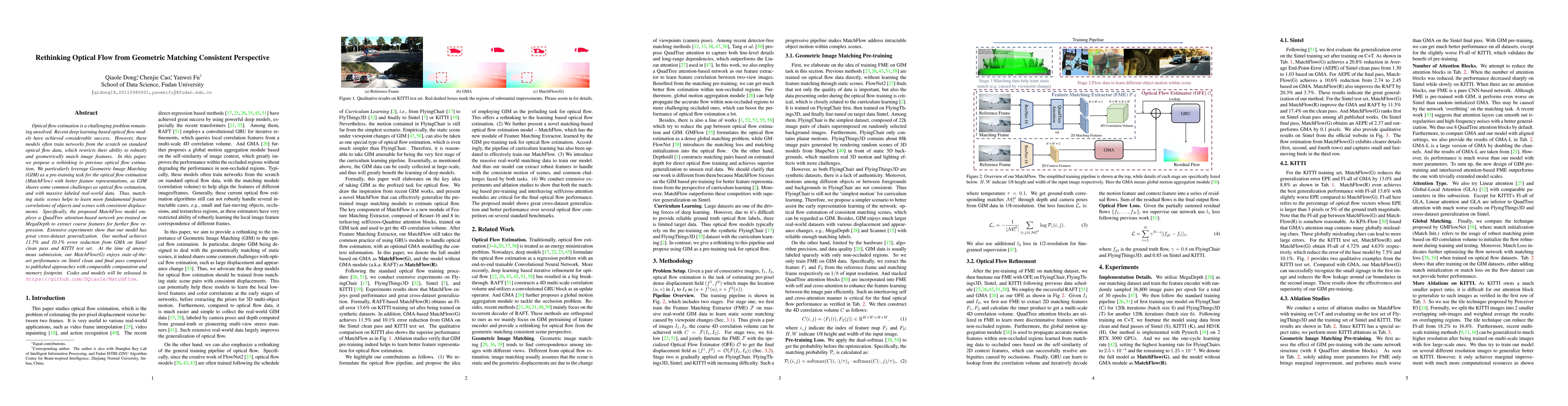 Thumbnail for Rethinking Optical Flow from Geometric Matching Consistent Perspective