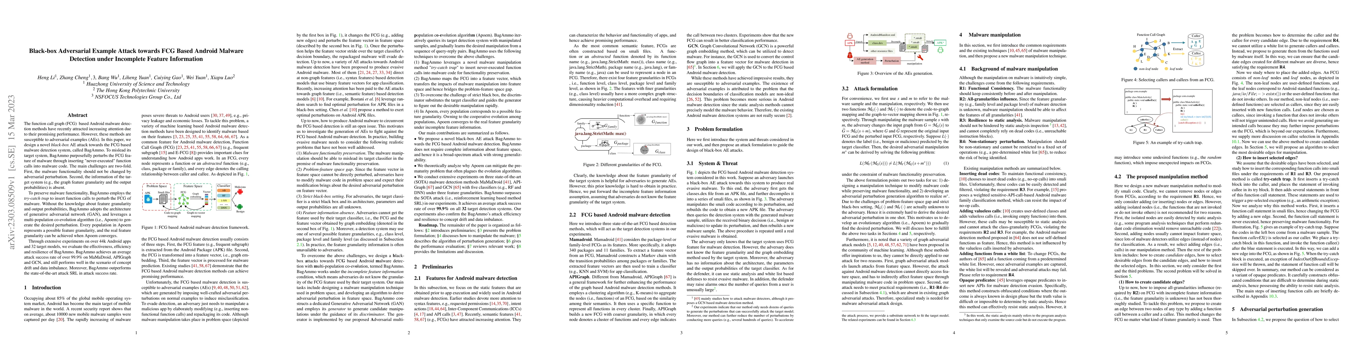 Thumbnail for Black-box Adversarial Example Attack towards FCG Based Android Malware
  Detection under Incomplete Feature Information