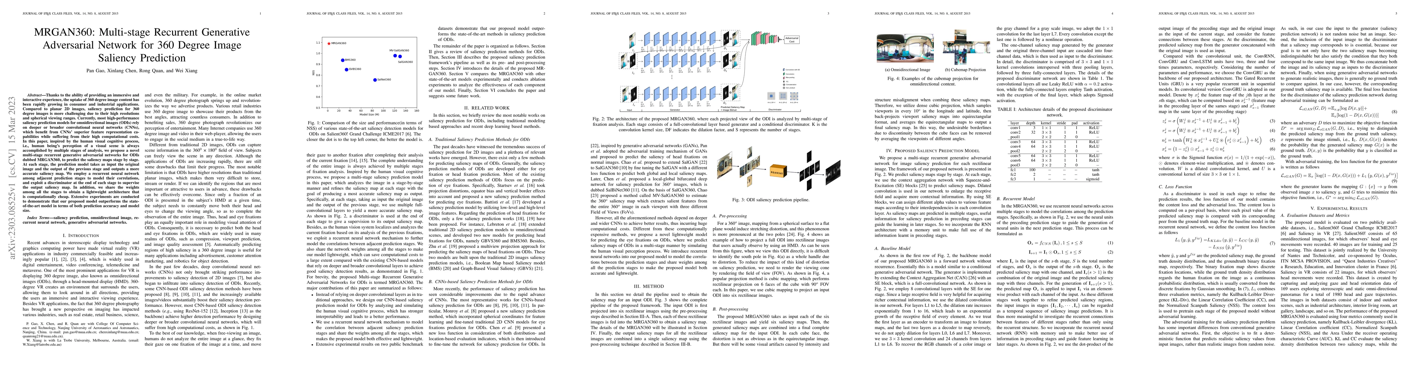 Thumbnail for MRGAN360: Multi-stage Recurrent Generative Adversarial Network for 360
  Degree Image Saliency Prediction