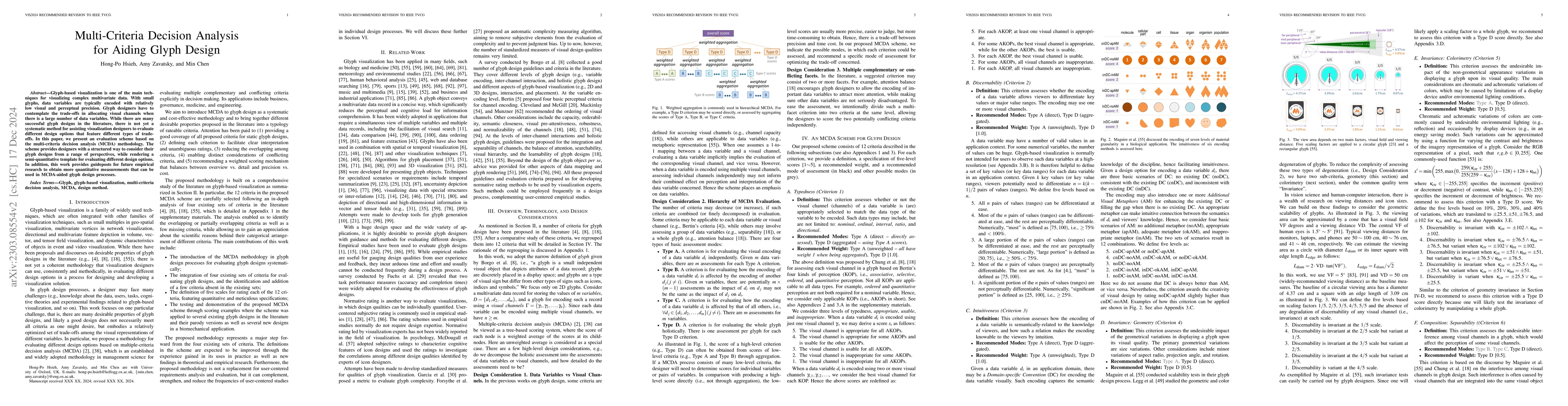 Thumbnail for Multi-Criteria Decision Analysis for Aiding Glyph Design