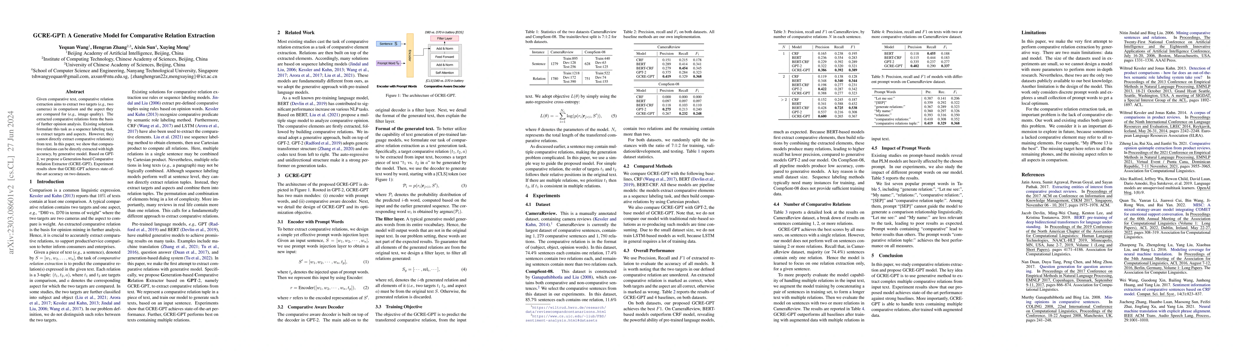 Thumbnail for GCRE-GPT: A Generative Model for Comparative Relation Extraction