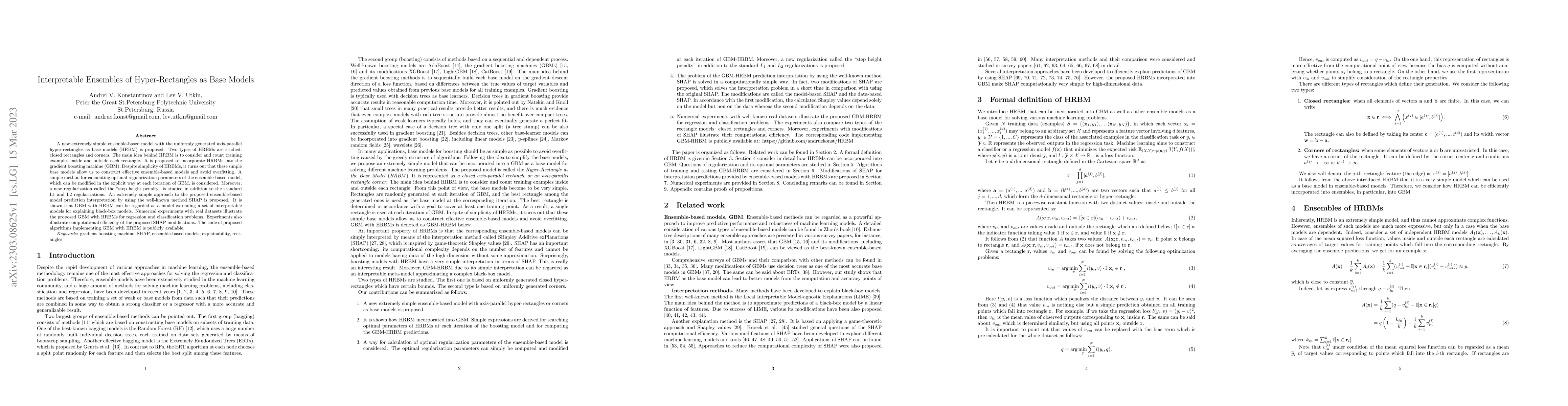 Thumbnail for Interpretable Ensembles of Hyper-Rectangles as Base Models