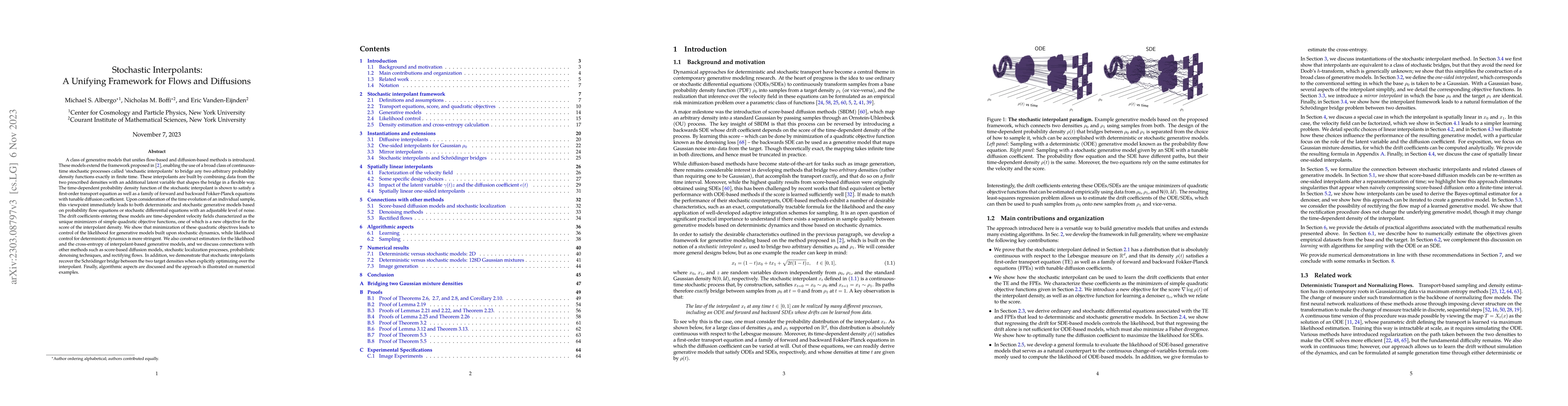 Thumbnail for Stochastic Interpolants: A Unifying Framework for Flows and Diffusions