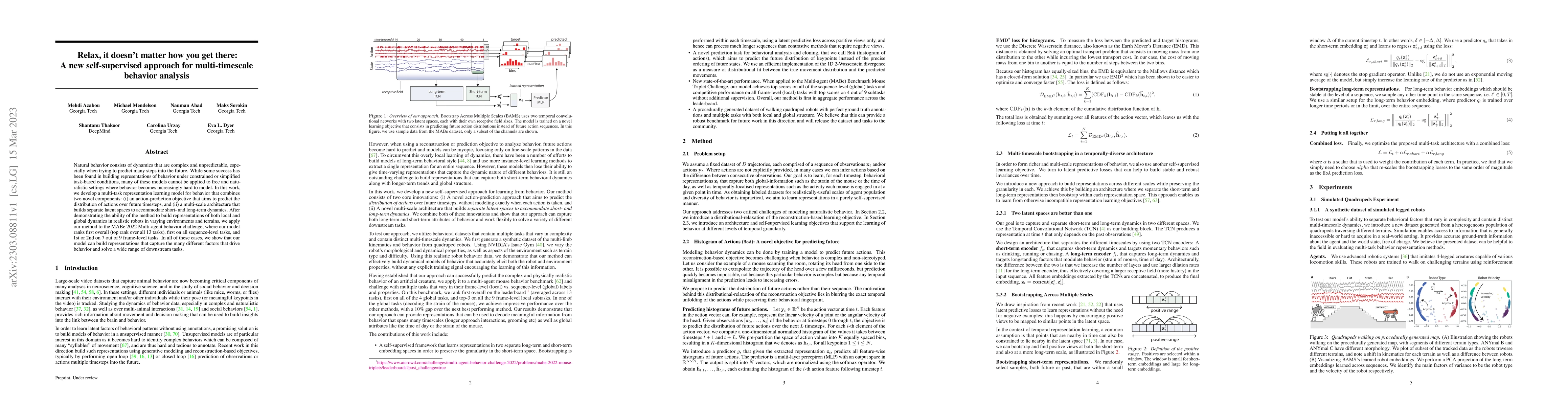 Thumbnail for Relax, it doesn't matter how you get there: A new self-supervised
  approach for multi-timescale behavior analysis