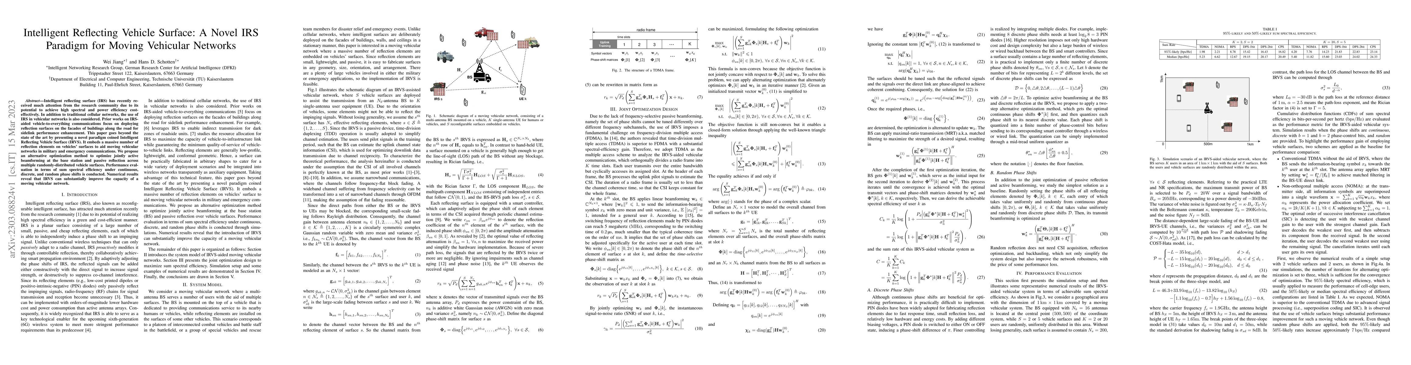Thumbnail for Intelligent Reflecting Vehicle Surface: A Novel IRS Paradigm for Moving
  Vehicular Networks