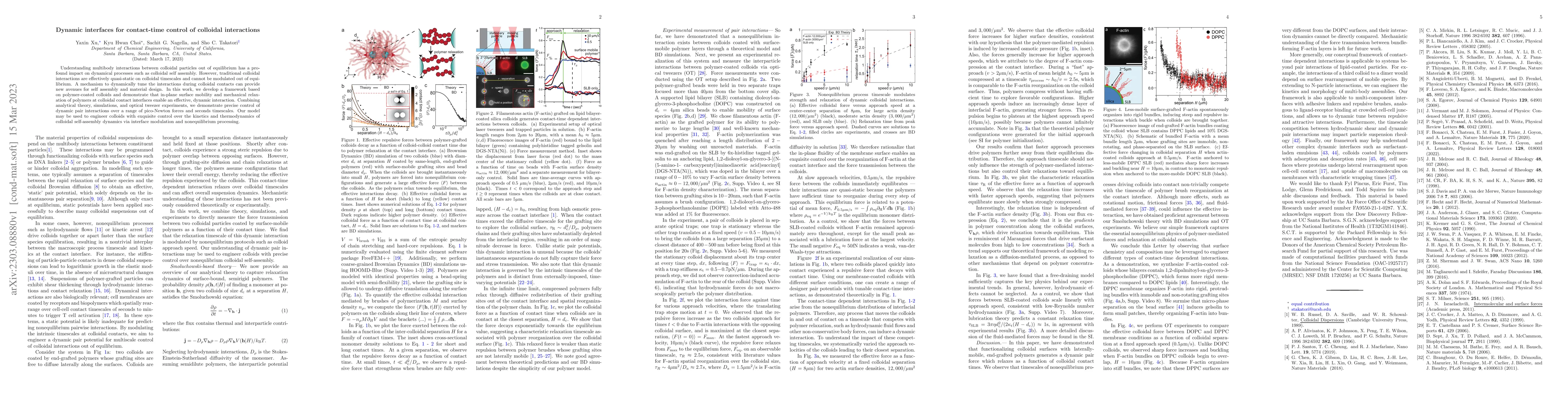 Thumbnail for Dynamic interfaces for contact-time control of colloidal interactions