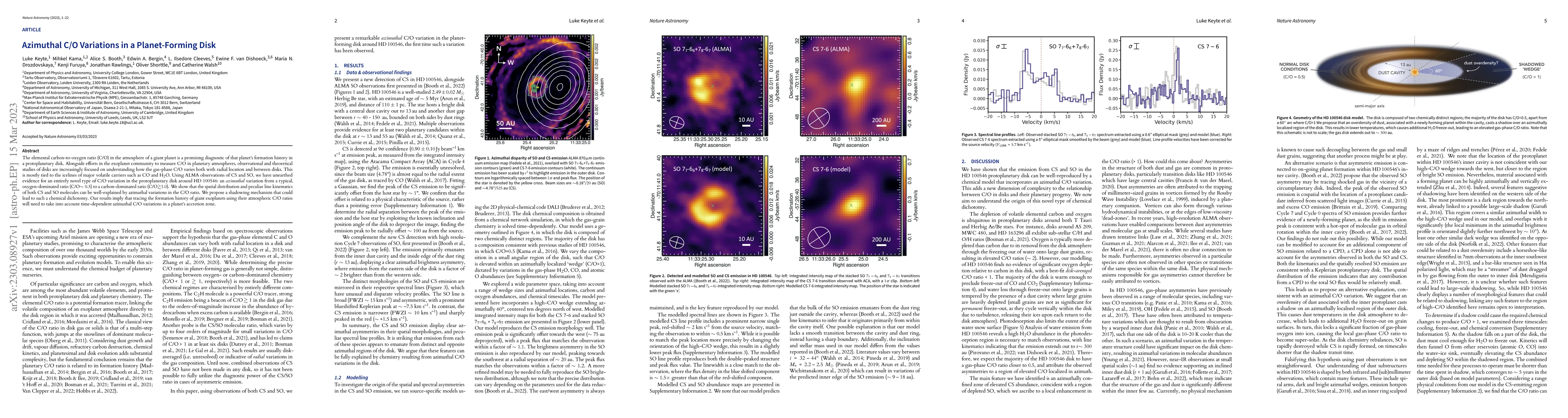 Thumbnail for Azimuthal C/O Variations in a Planet-Forming Disk