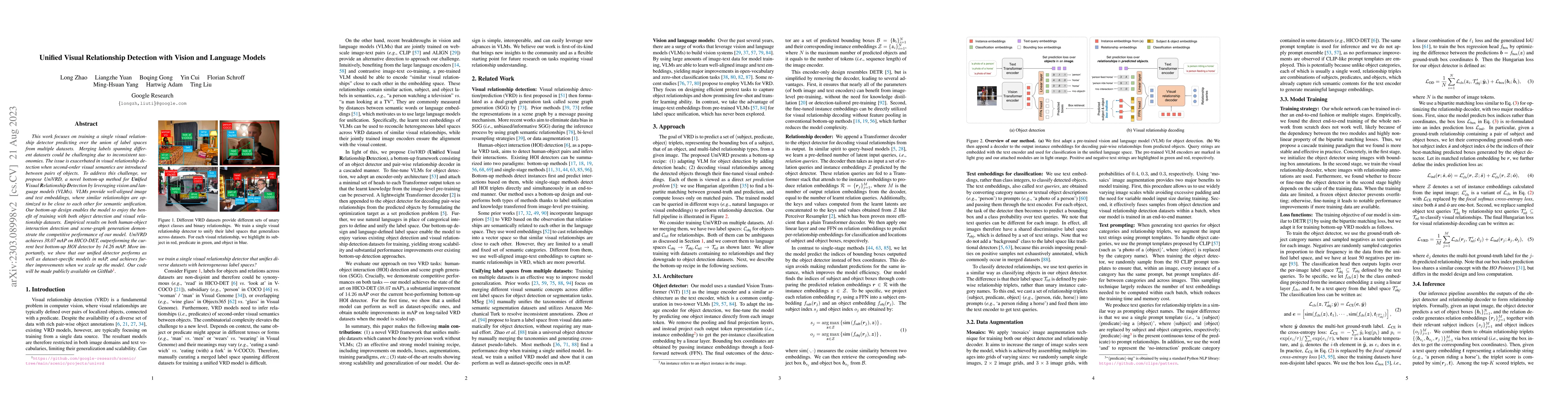 Thumbnail for Unified Visual Relationship Detection with Vision and Language Models