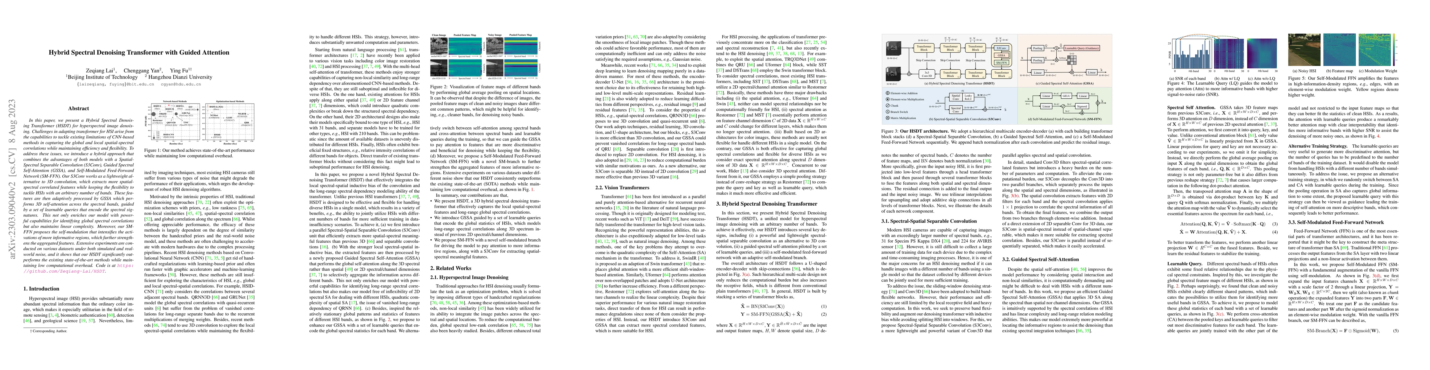 Thumbnail for Hybrid Spectral Denoising Transformer with Guided Attention