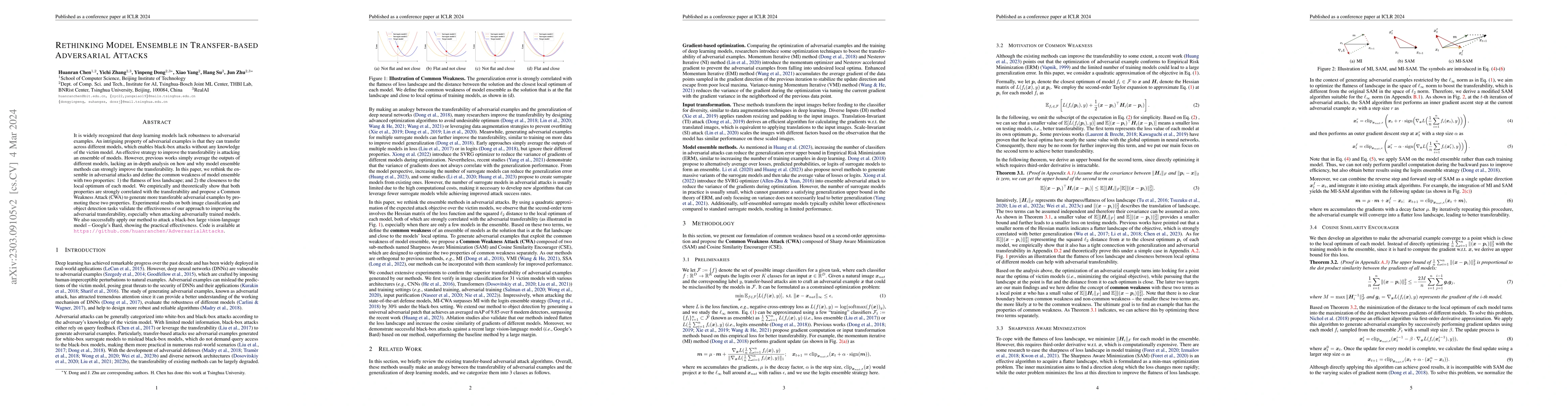Thumbnail for Rethinking Model Ensemble in Transfer-based Adversarial Attacks