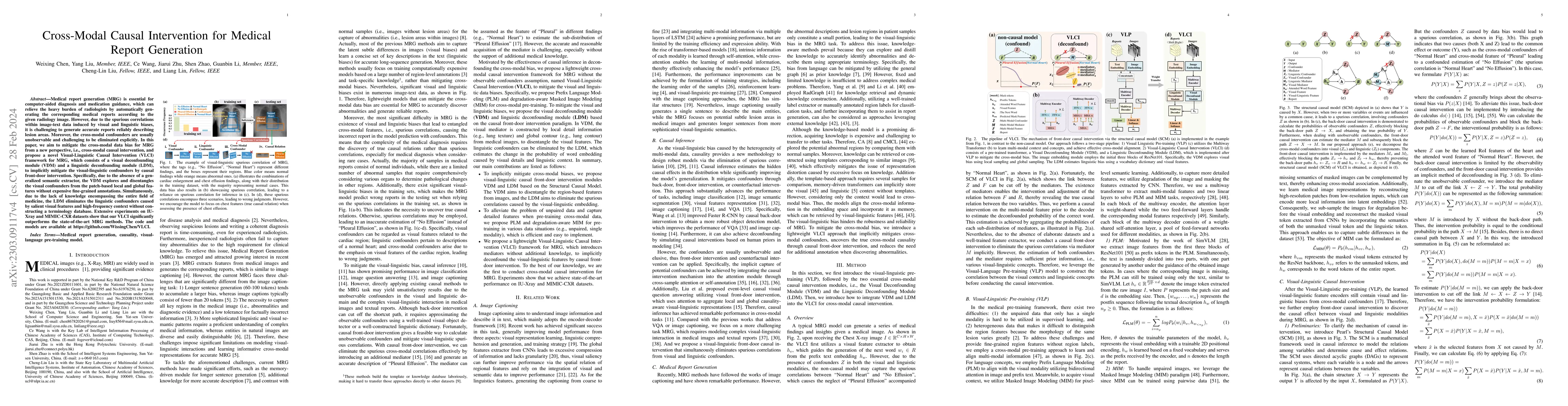 Thumbnail for Cross-Modal Causal Intervention for Medical Report Generation