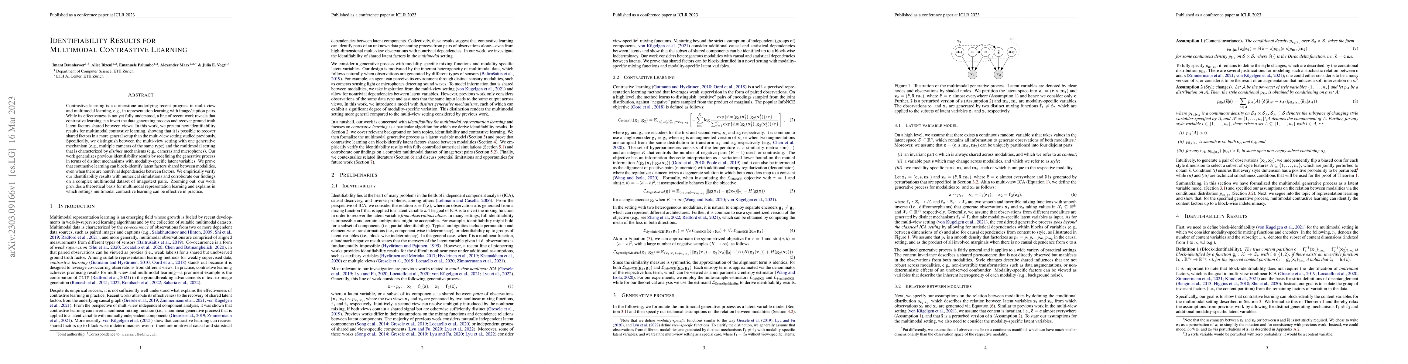 Thumbnail for Identifiability Results for Multimodal Contrastive Learning