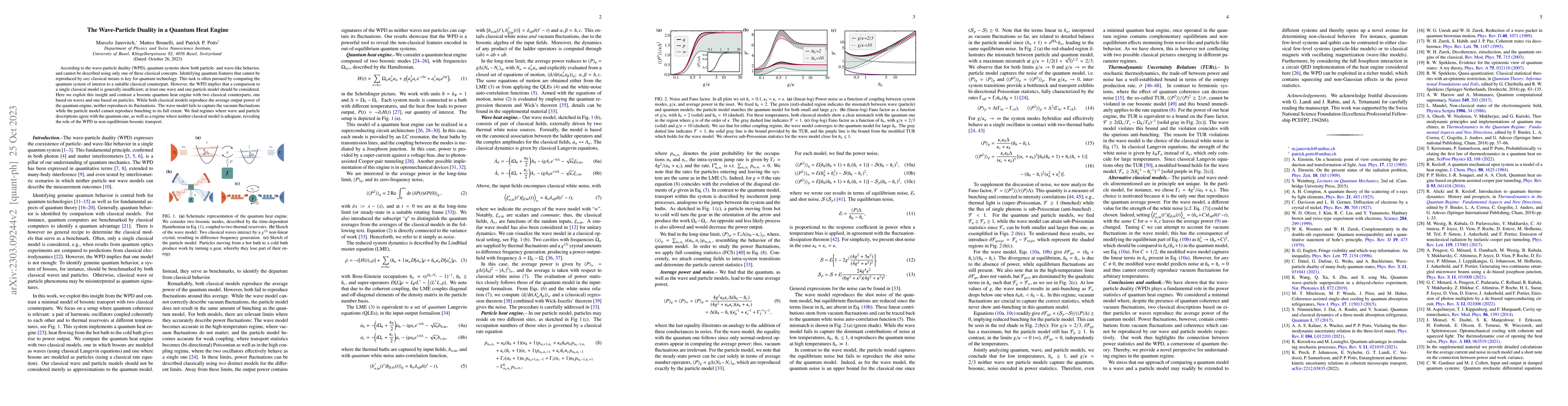 Thumbnail for The Wave-Particle Duality in a Quantum Heat Engine
