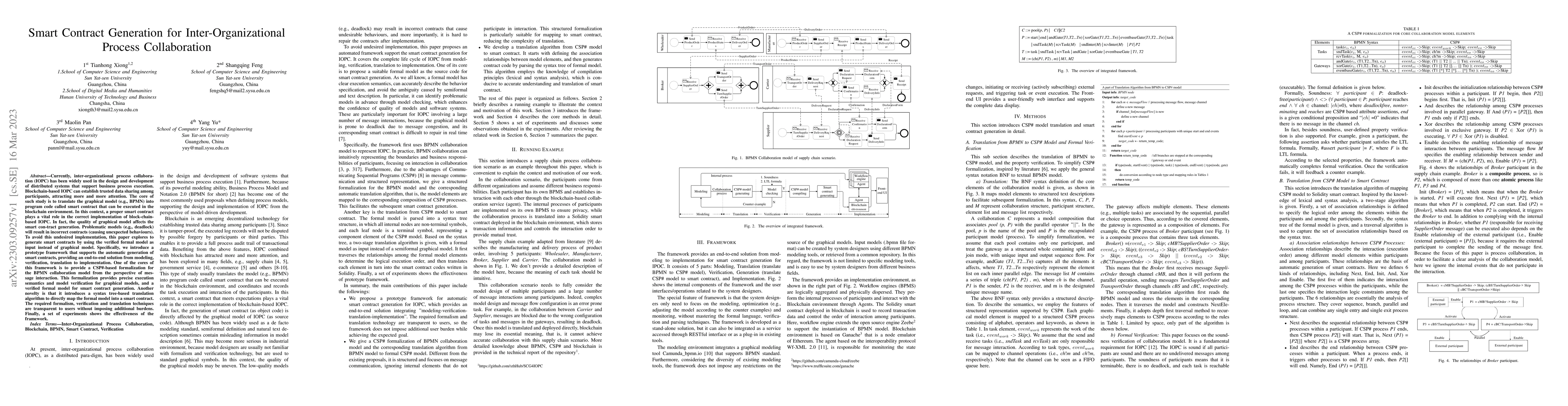 Thumbnail for Smart Contract Generation for Inter-Organizational Process Collaboration