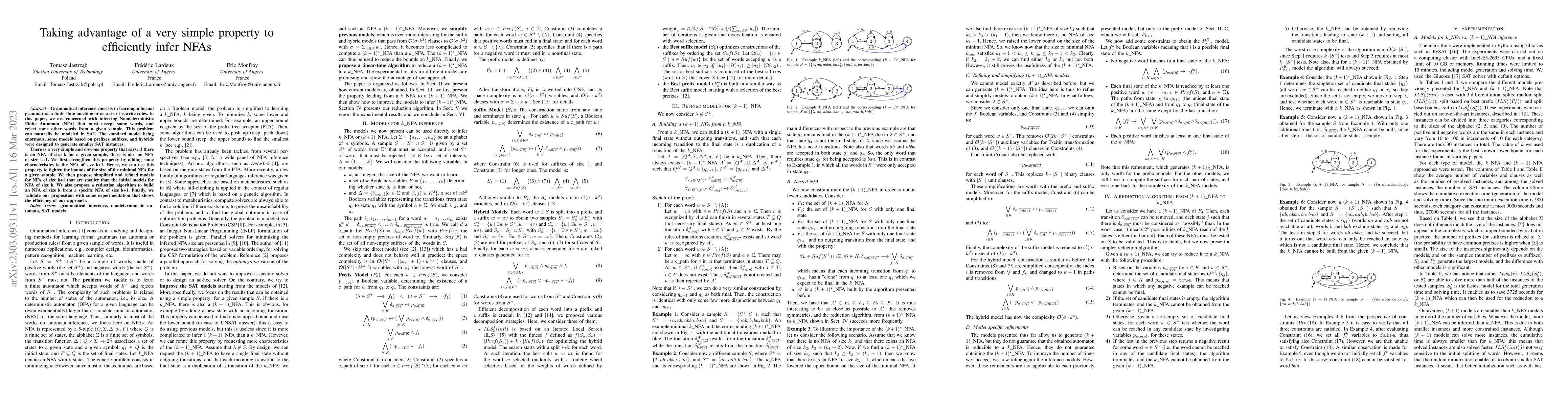 Thumbnail for Taking advantage of a very simple property to efficiently infer NFAs