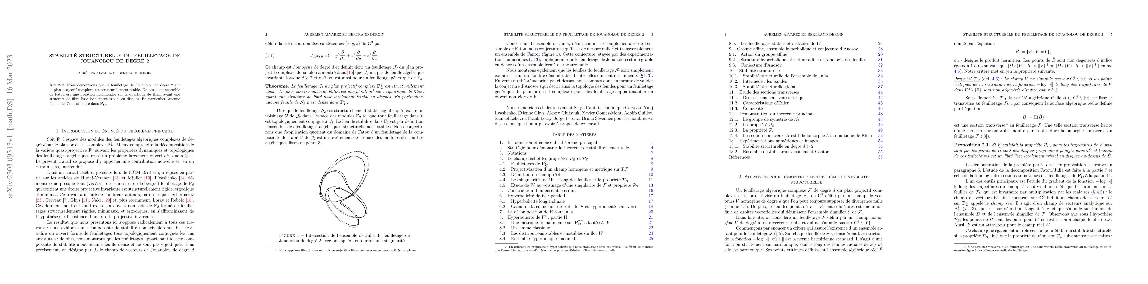 Thumbnail for Structural stability of the Jouanolou foliation of degree 2