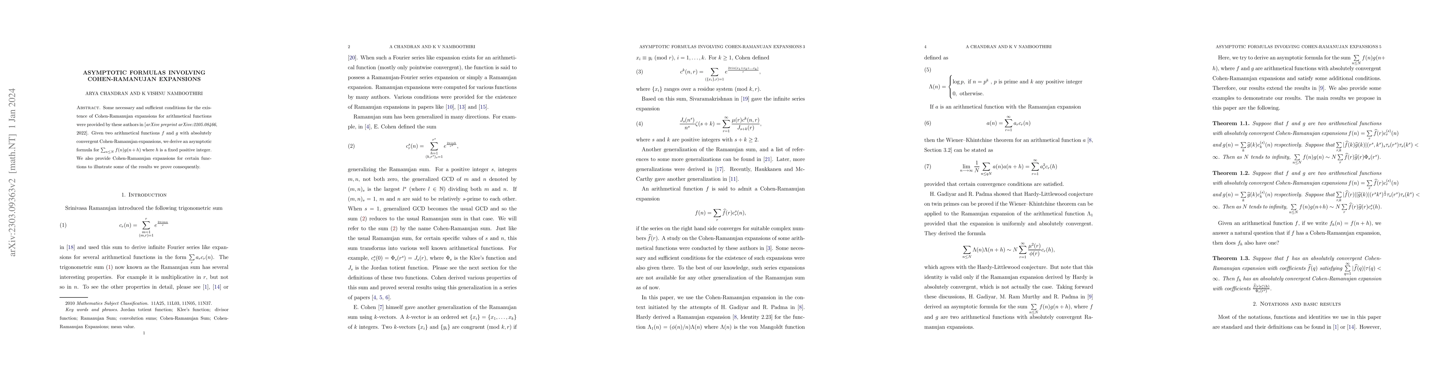 Thumbnail for Some asymptotic formulae involving Cohen-Ramanujan expansions