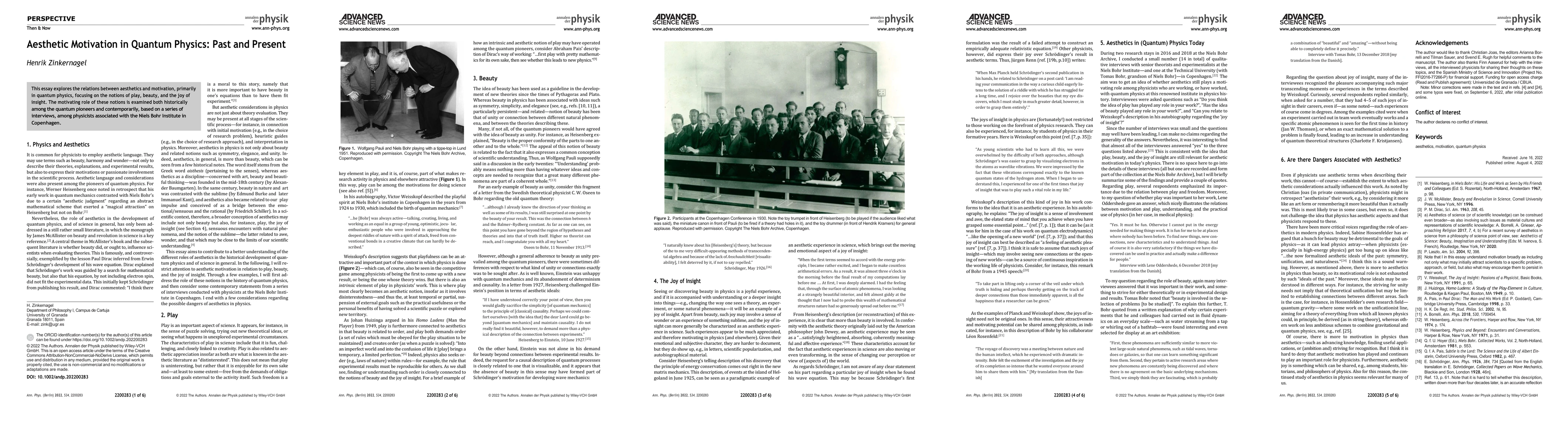 Thumbnail for Aesthetic Motivation in Quantum Physics: Past and Present