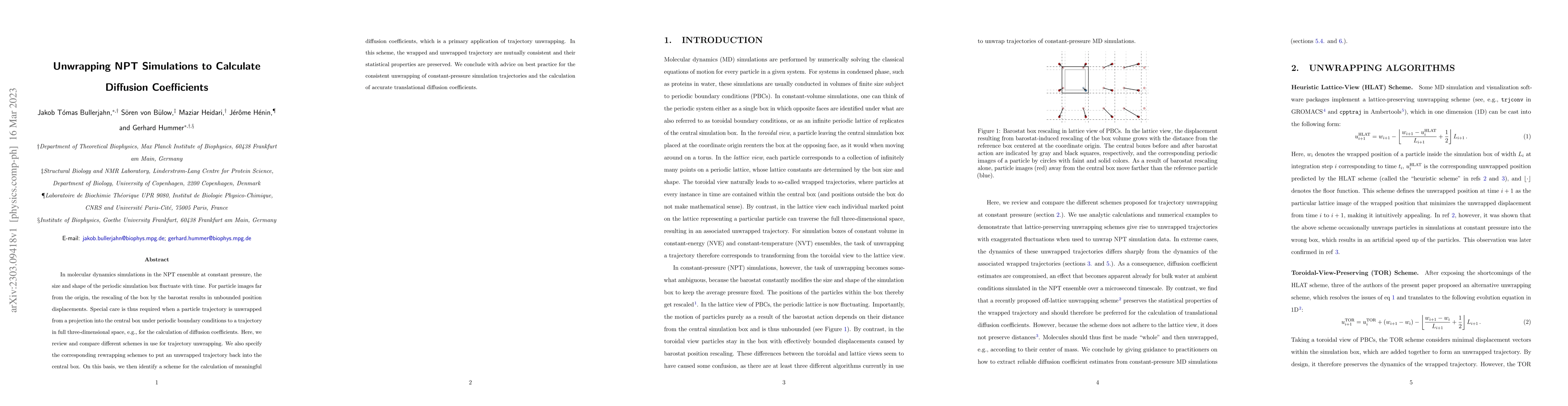 Thumbnail for Unwrapping NPT simulations to calculate diffusion coefficients