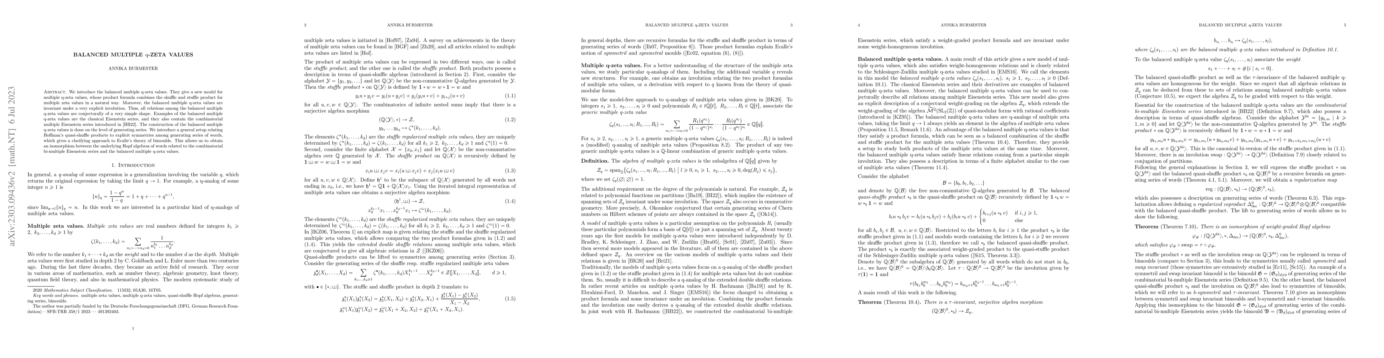 Thumbnail for Balanced multiple q-zeta values