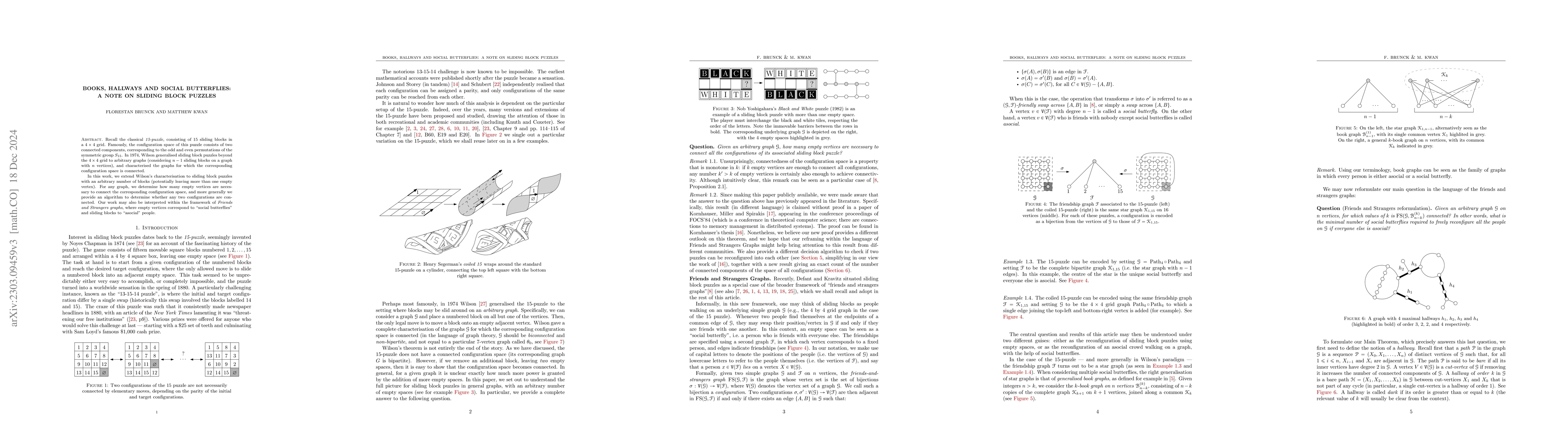 Thumbnail for Books, Hallways and Social Butterflies: A Note on Sliding Block Puzzles