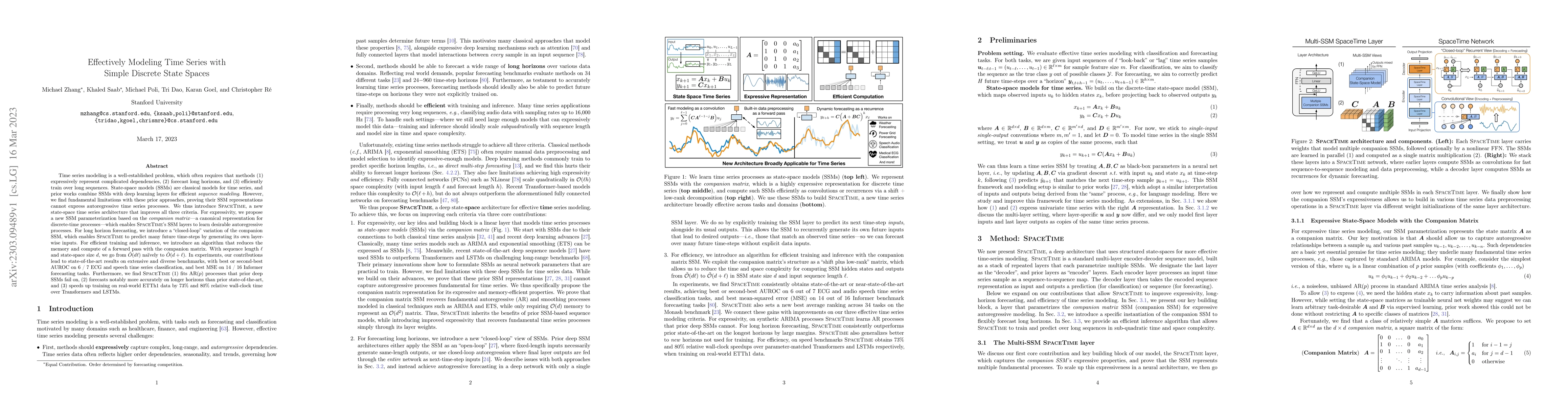 Thumbnail for Effectively Modeling Time Series with Simple Discrete State Spaces