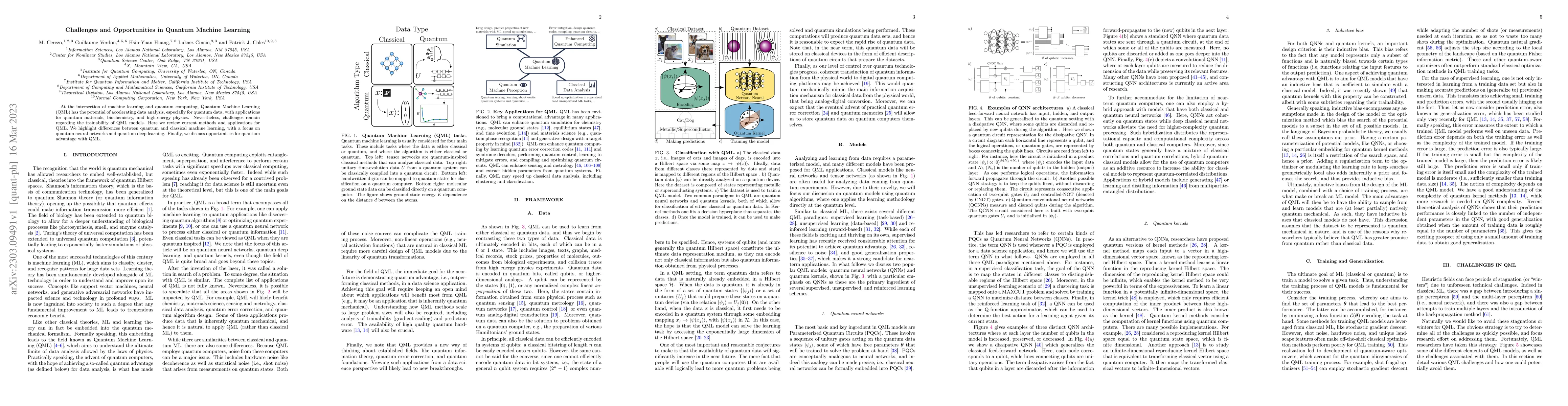 Thumbnail for Challenges and Opportunities in Quantum Machine Learning