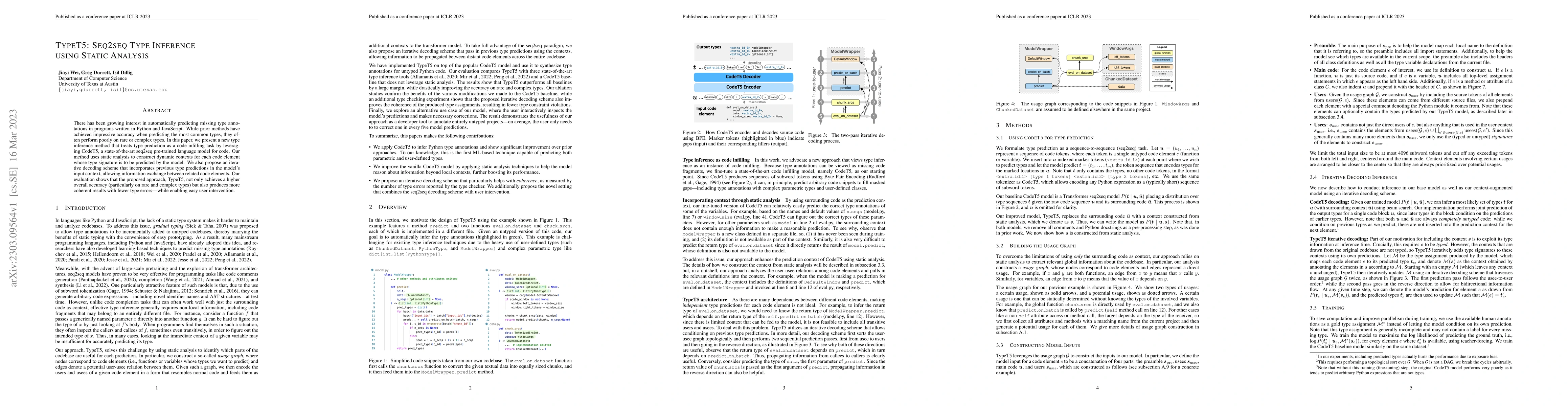 Thumbnail for TypeT5: Seq2seq Type Inference using Static Analysis