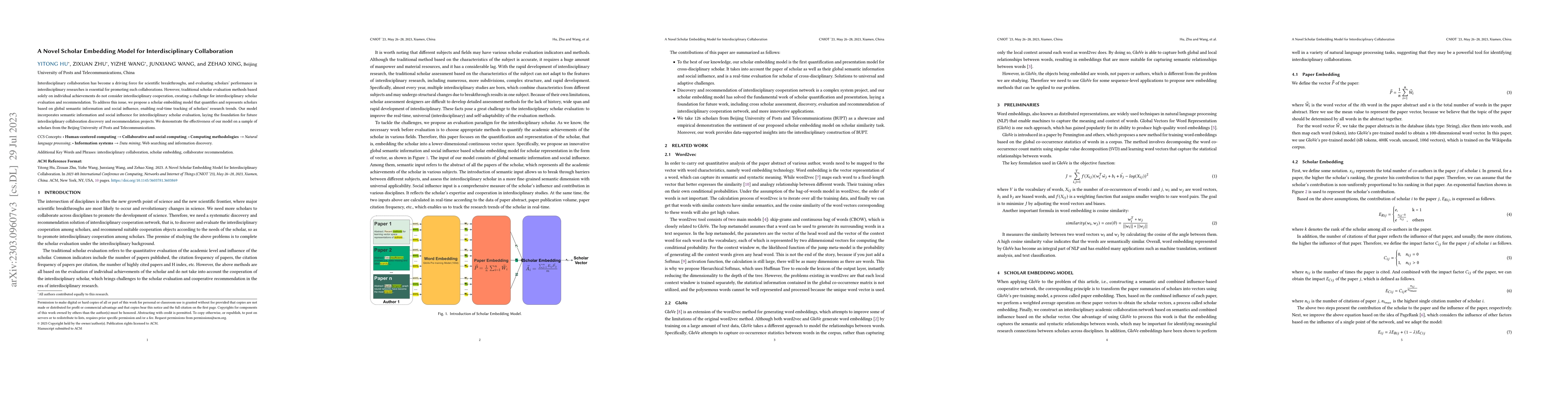 Thumbnail for A Novel Scholar Embedding Model for Interdisciplinary Collaboration