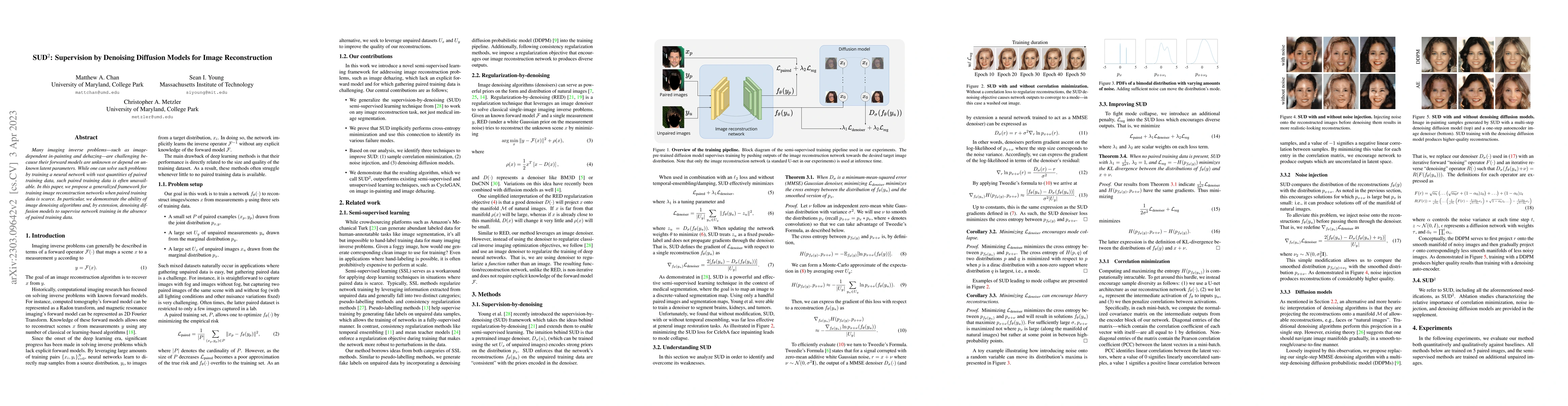 Thumbnail for SUD$^2$: Supervision by Denoising Diffusion Models for Image
  Reconstruction