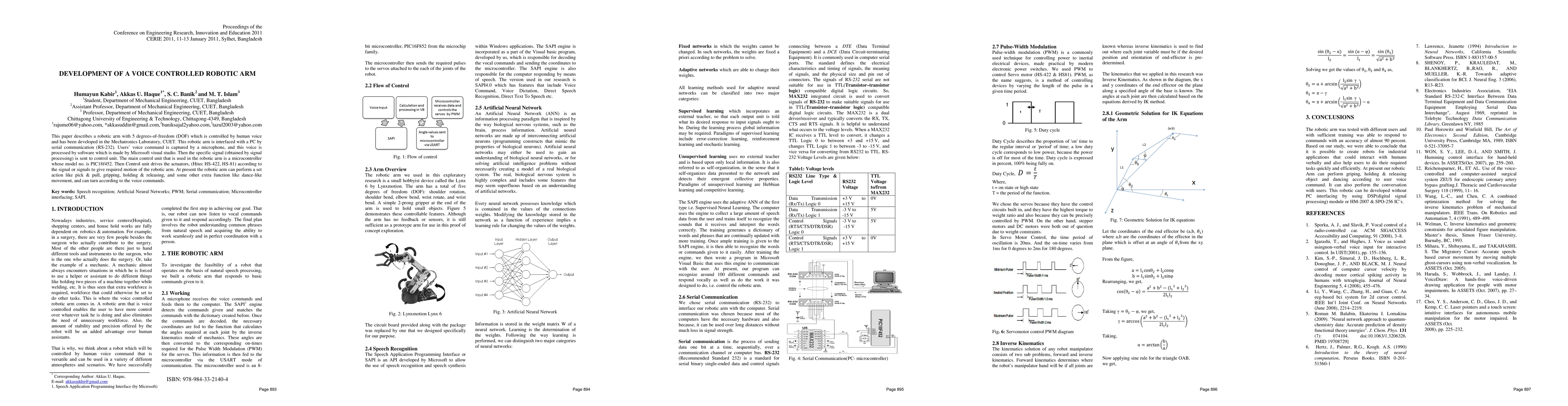 Thumbnail for Development of a Voice Controlled Robotic Arm