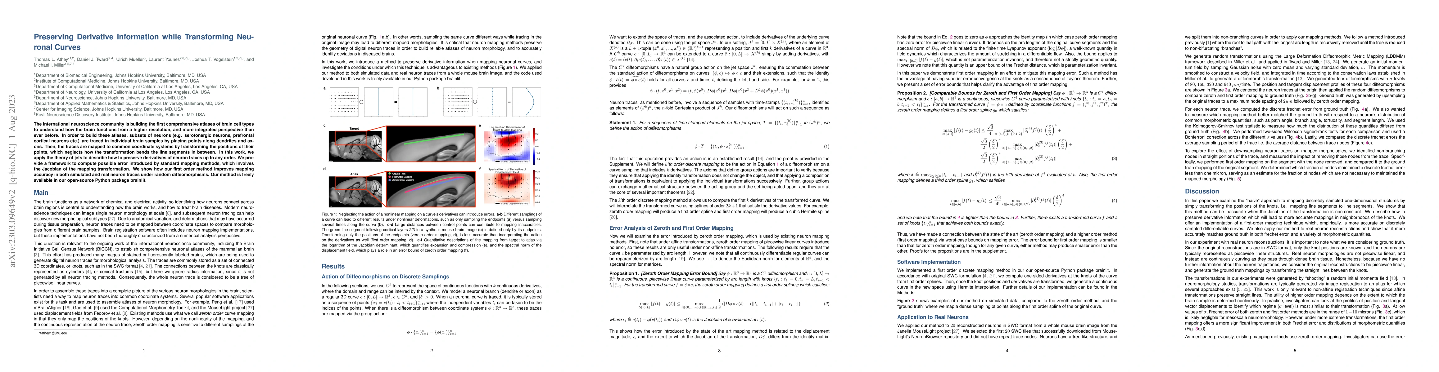 Thumbnail for Preserving Derivative Information while Transforming Neuronal Curves