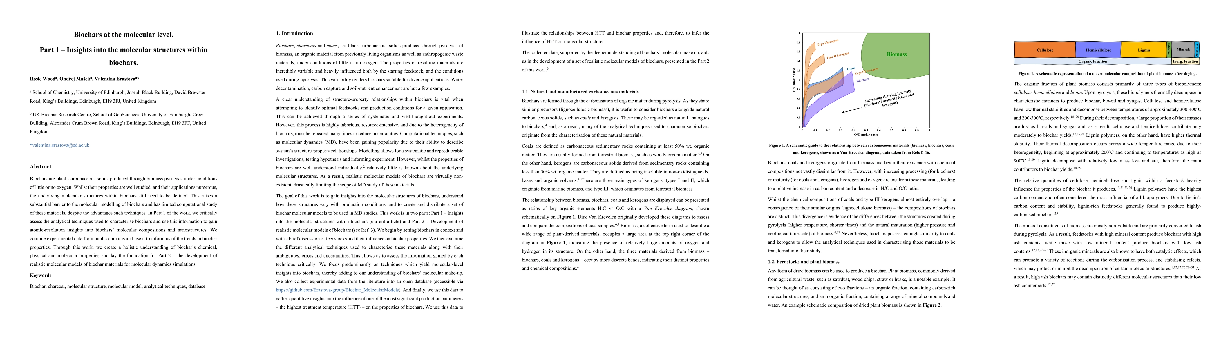 Thumbnail for Biochars at the molecular level. Part 1 -- Insights into the molecular
  structures within biochars
