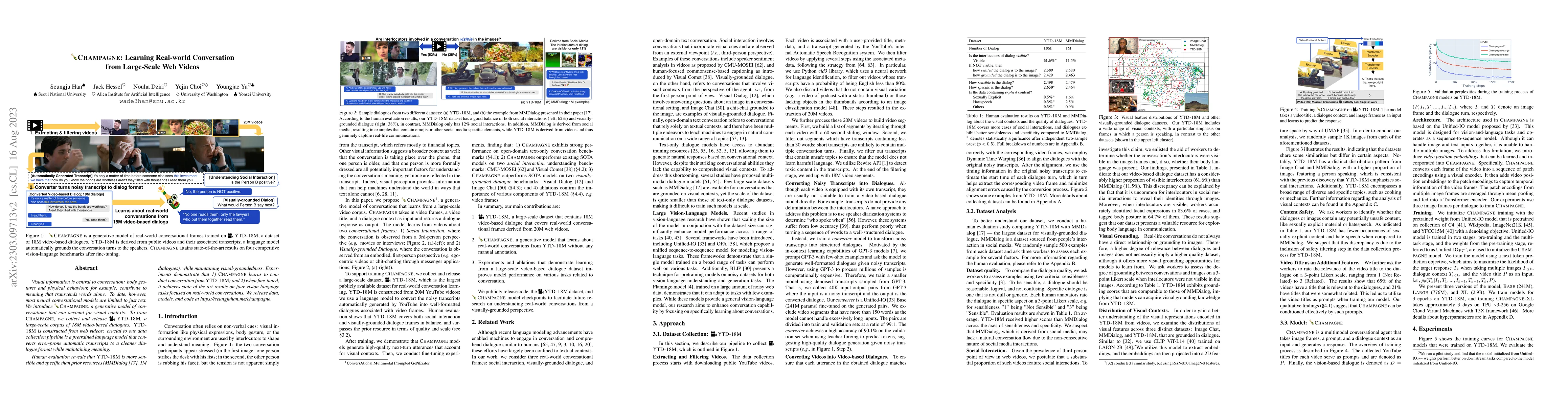 Thumbnail for CHAMPAGNE: Learning Real-world Conversation from Large-Scale Web Videos