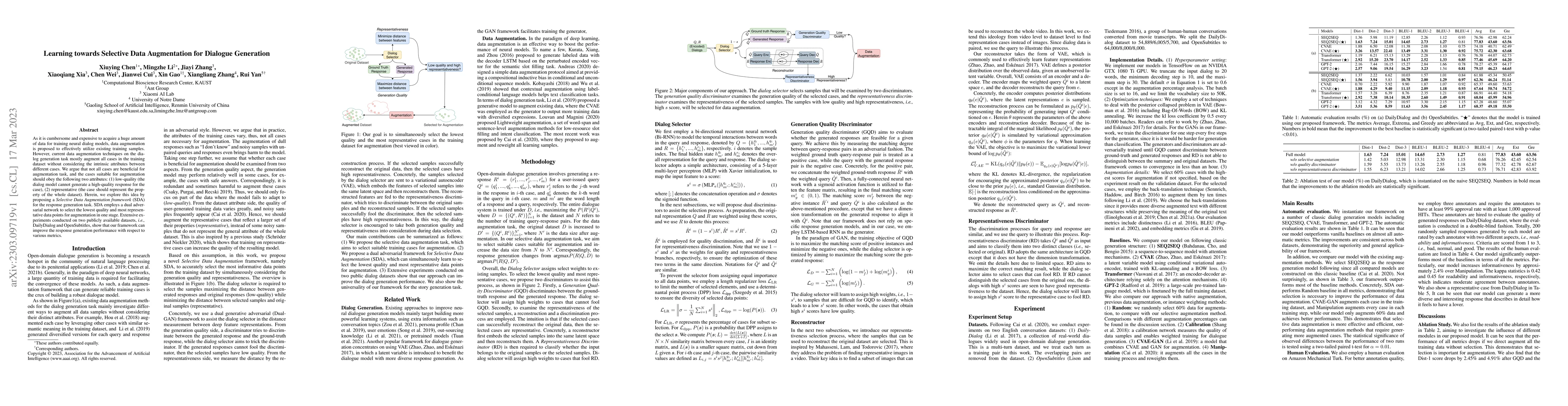 Thumbnail for Learning towards Selective Data Augmentation for Dialogue Generation
