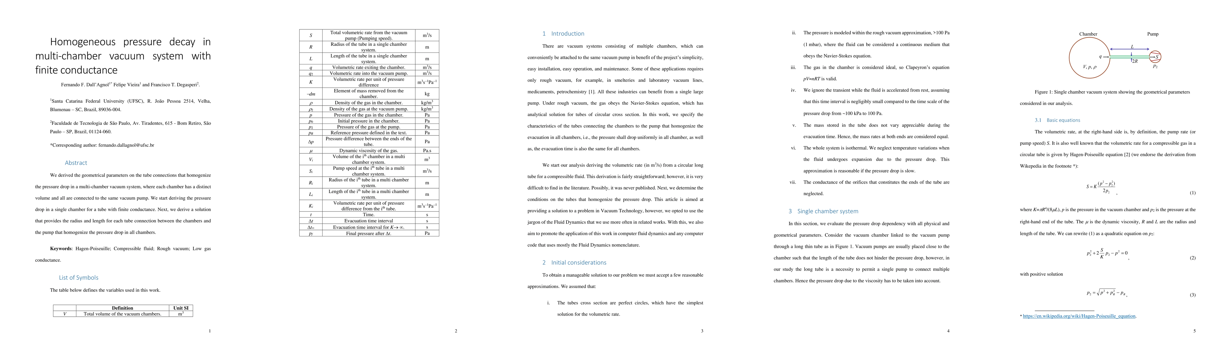 Thumbnail for Homogeneous pressure decay in multi-chamber vacuum system with finite
  conductance