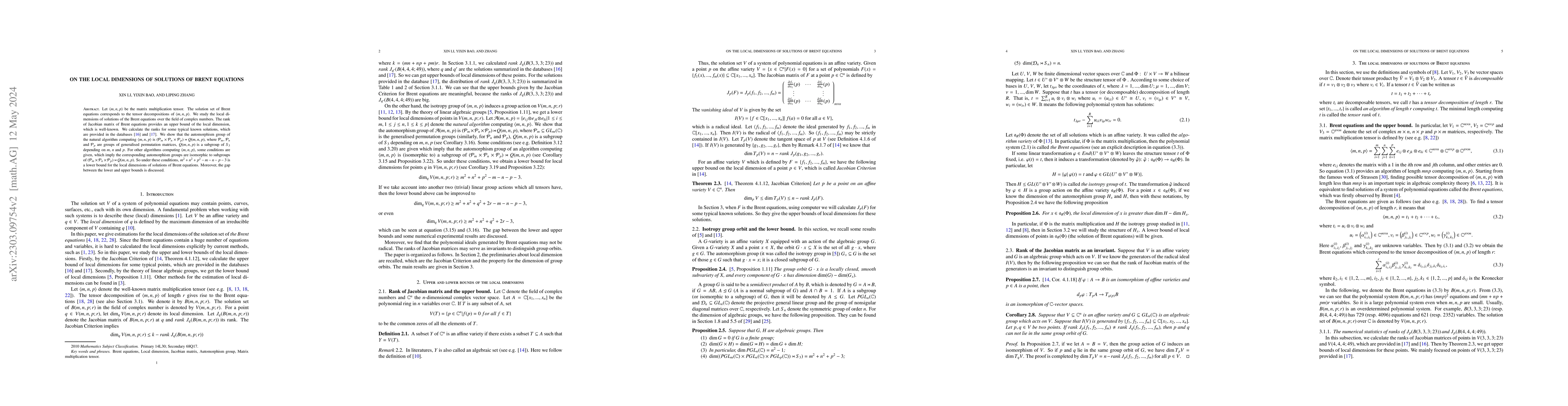 Thumbnail for On the local dimensions of solutions of Brent equations