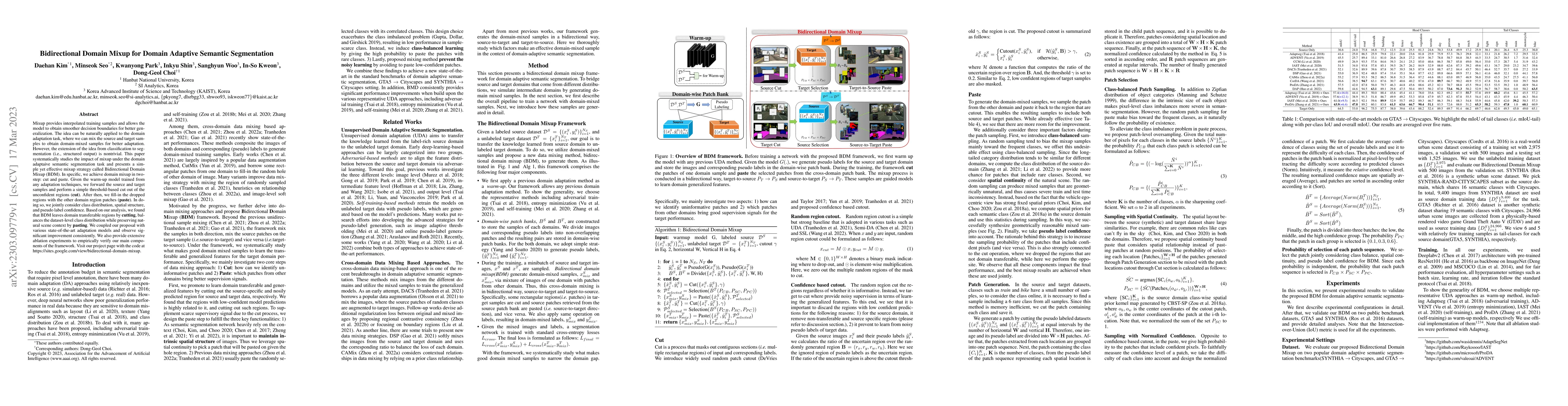 Thumbnail for Bidirectional Domain Mixup for Domain Adaptive Semantic Segmentation