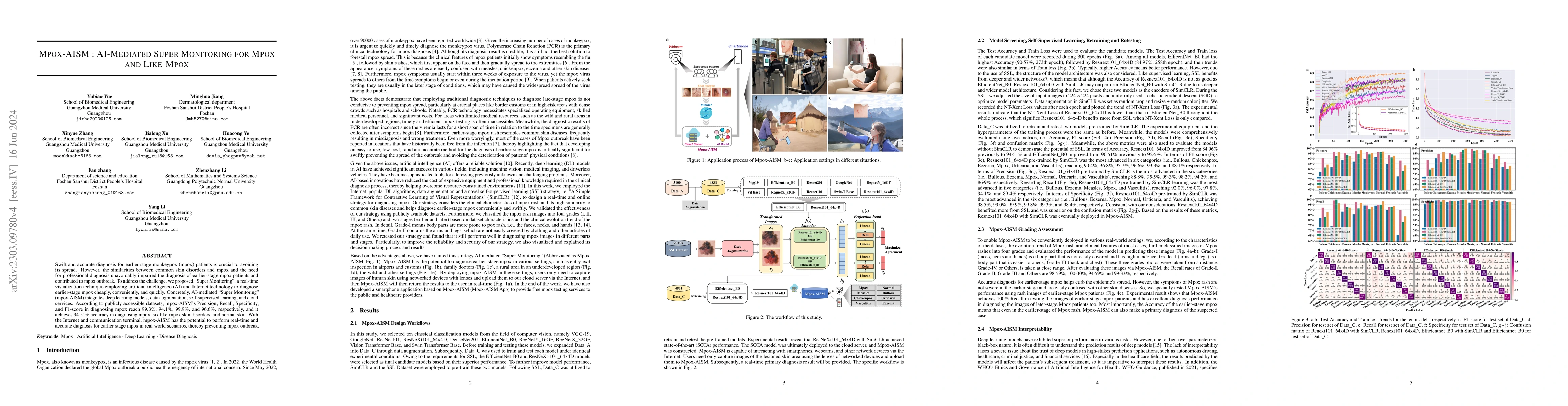 Thumbnail for Mpox-AISM: AI-Mediated Super Monitoring for Mpox and Like-Mpox