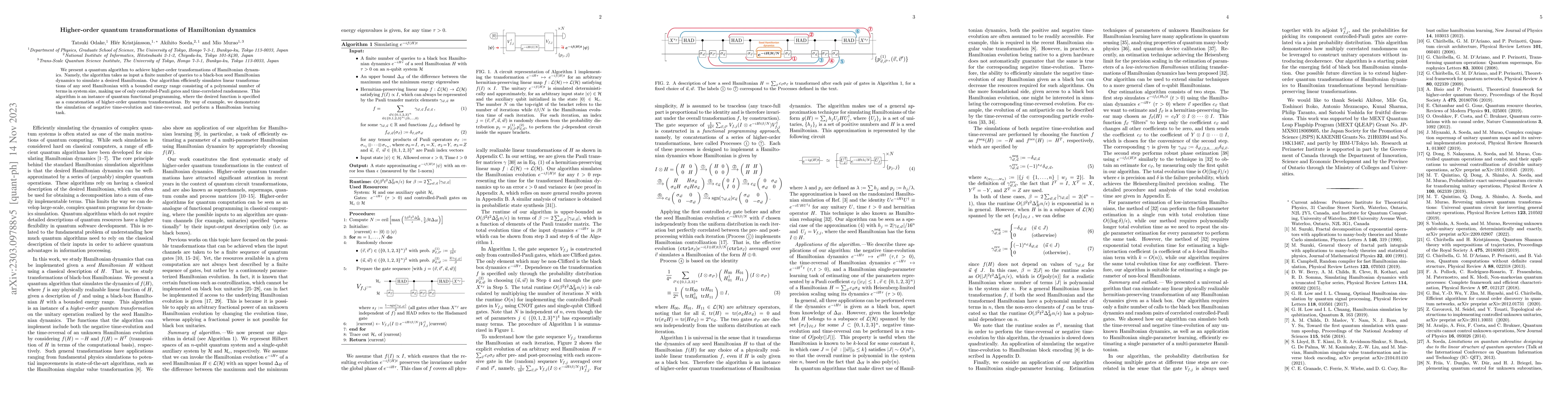 Thumbnail for Higher-order quantum transformations of Hamiltonian dynamics