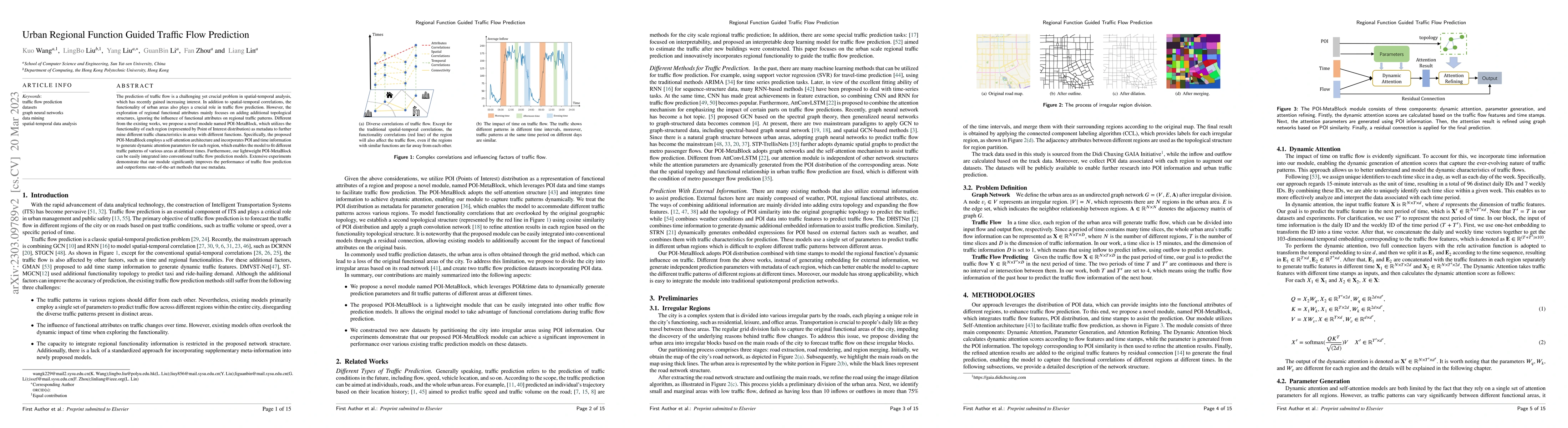 Thumbnail for Urban Regional Function Guided Traffic Flow Prediction