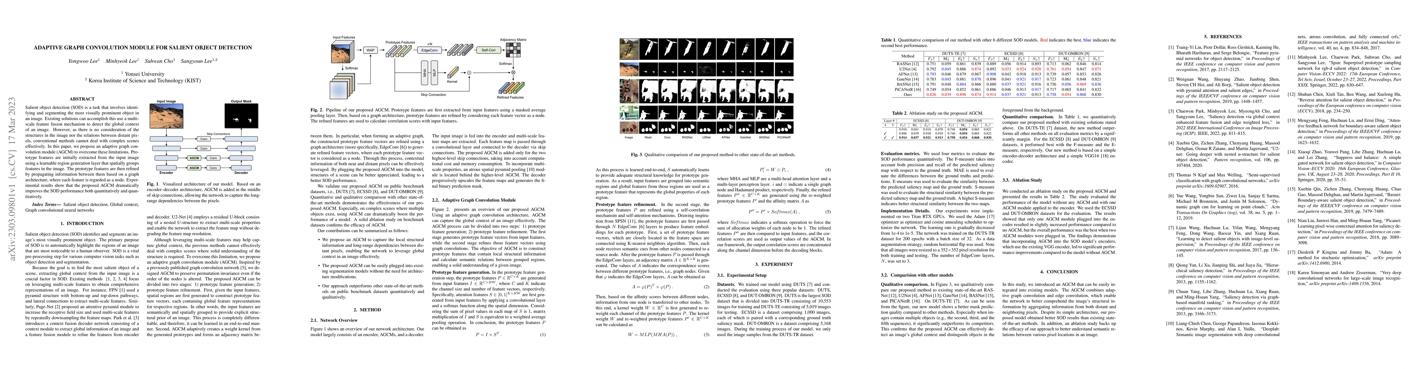Thumbnail for Adaptive Graph Convolution Module for Salient Object Detection
