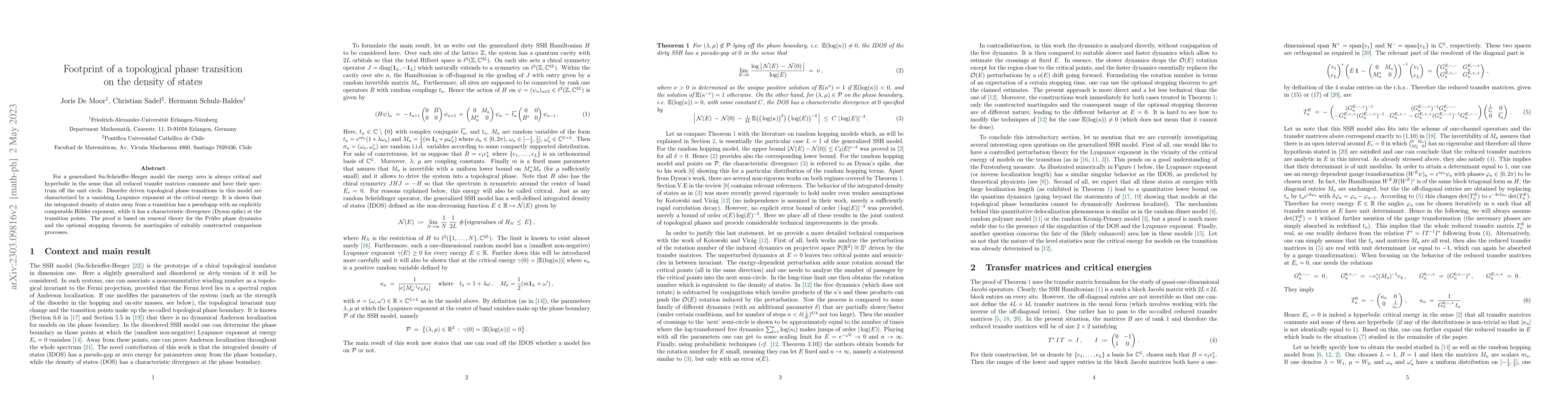 Thumbnail for Footprint of a topological phase transition on the density of states
