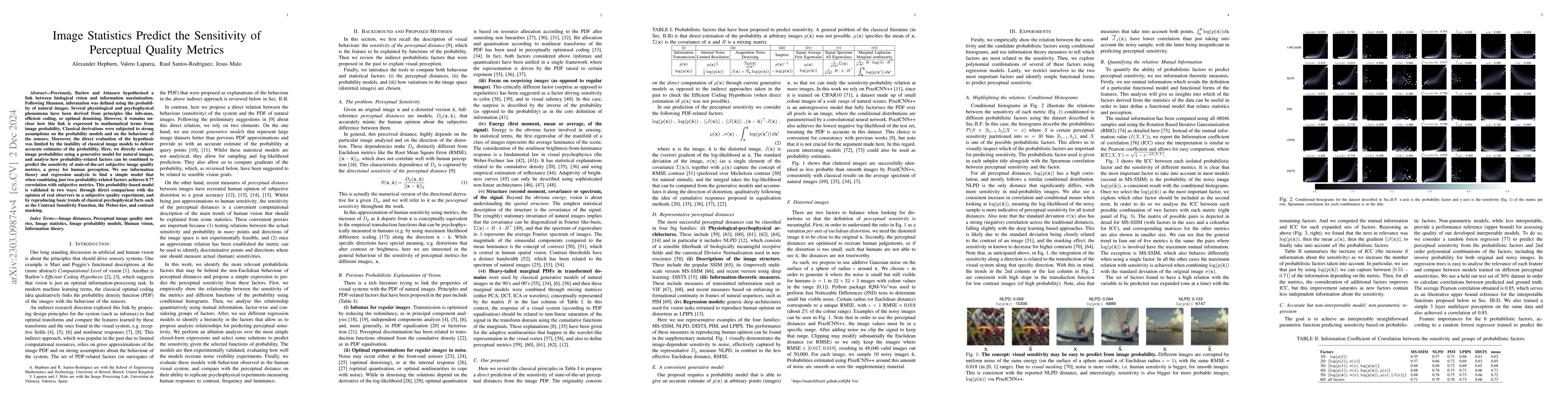 Thumbnail for Disentangling the Link Between Image Statistics and Human Perception